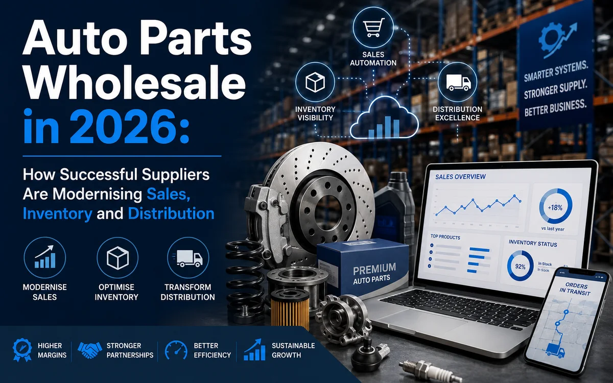 Auto Parts Wholesale in 2026: How Successful Suppliers Are Modernising Sales, Inventory and Distribution