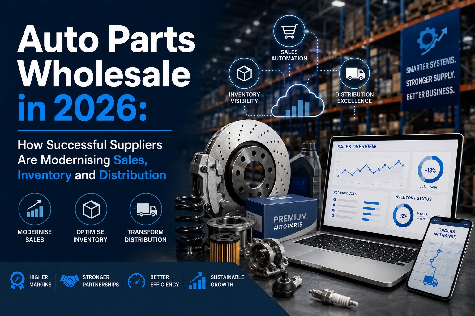 Auto Parts Wholesale in 2026: How Successful Suppliers Are Modernising Sales, Inventory and Distribution
