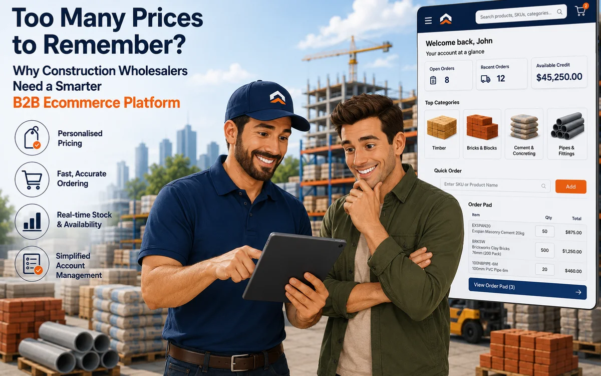 Too Many Prices to Remember? Why Construction Wholesalers Need a Smarter B2B Ecommerce Platform