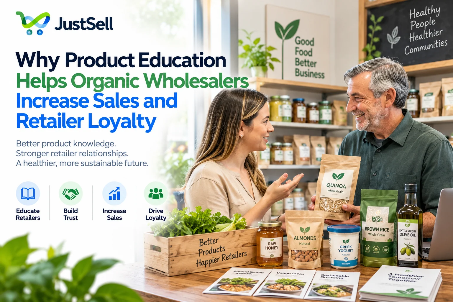 Why Product Education Helps Organic Wholesalers Increase Sales and Retailer Loyalty